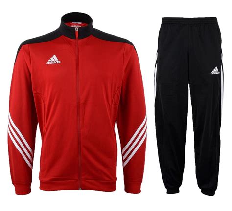 adidas trainingsbroeken rood|adidas heren trainingspak.